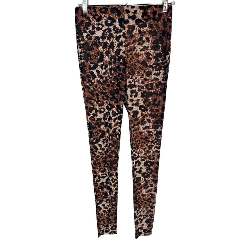 Cheetah Mesh Tights/Leggings - Small
